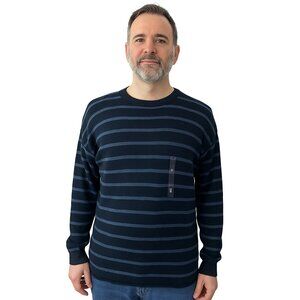 Tommy Hilfiger Oversized Long Sleeve Sweater Men Blue M